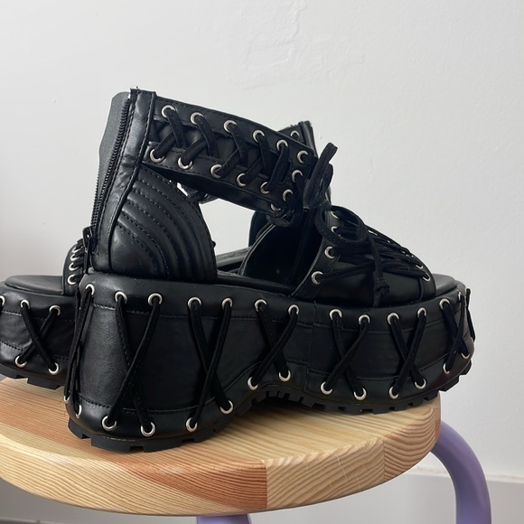Rude awakening platform sandals (NEW) - Picture 2 of 2